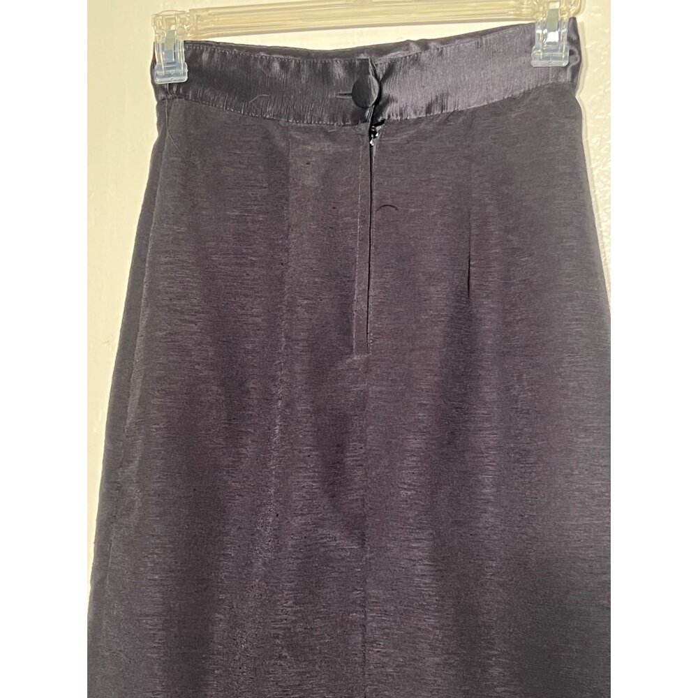 2 Size 10 Pencil Skirts Black Purple Career  Church - Picture 5 of 16